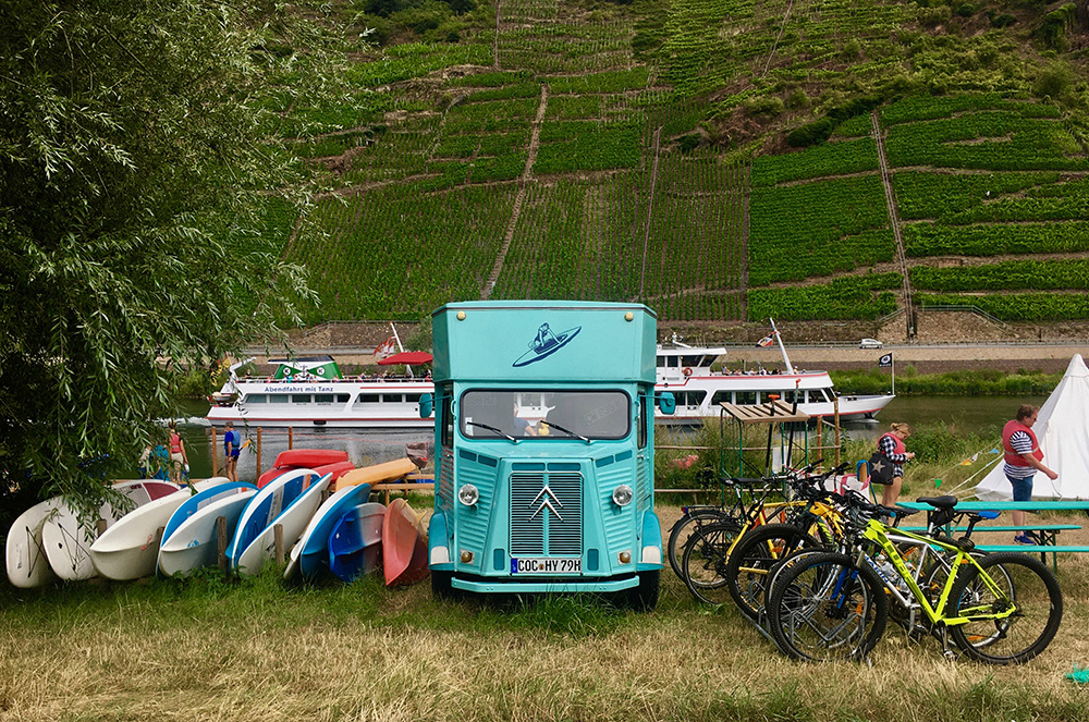 Kanustation Ernst Mosel Fahrrad